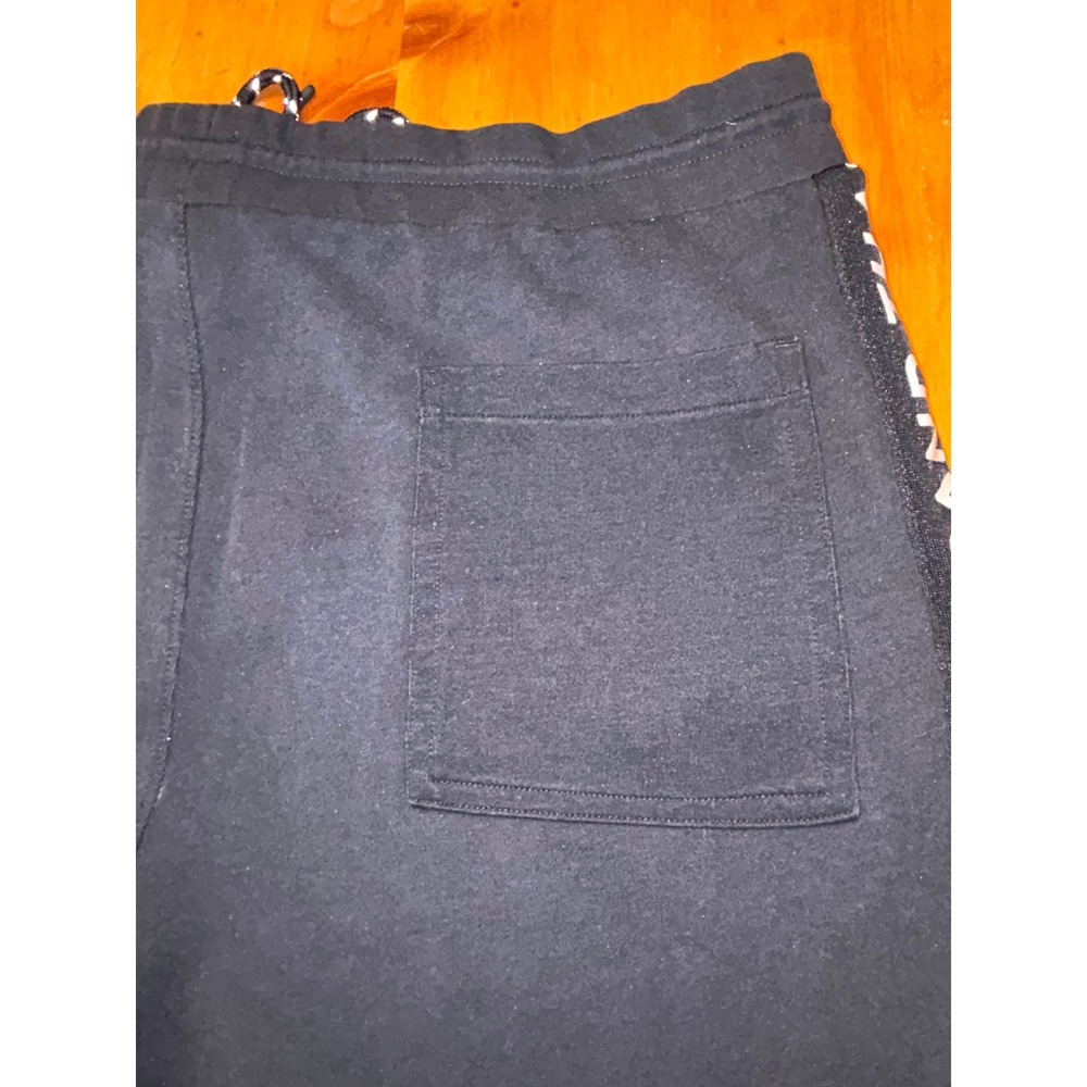 Express Womens XL Black Joggers Stripe 'Brand That Unites' Sweatpants Athletic - Picture 10 of 11